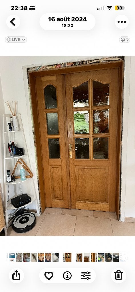Porte intérieure, Bricolage & Construction, Porte intérieure, Enlèvement, Utilisé, Bois