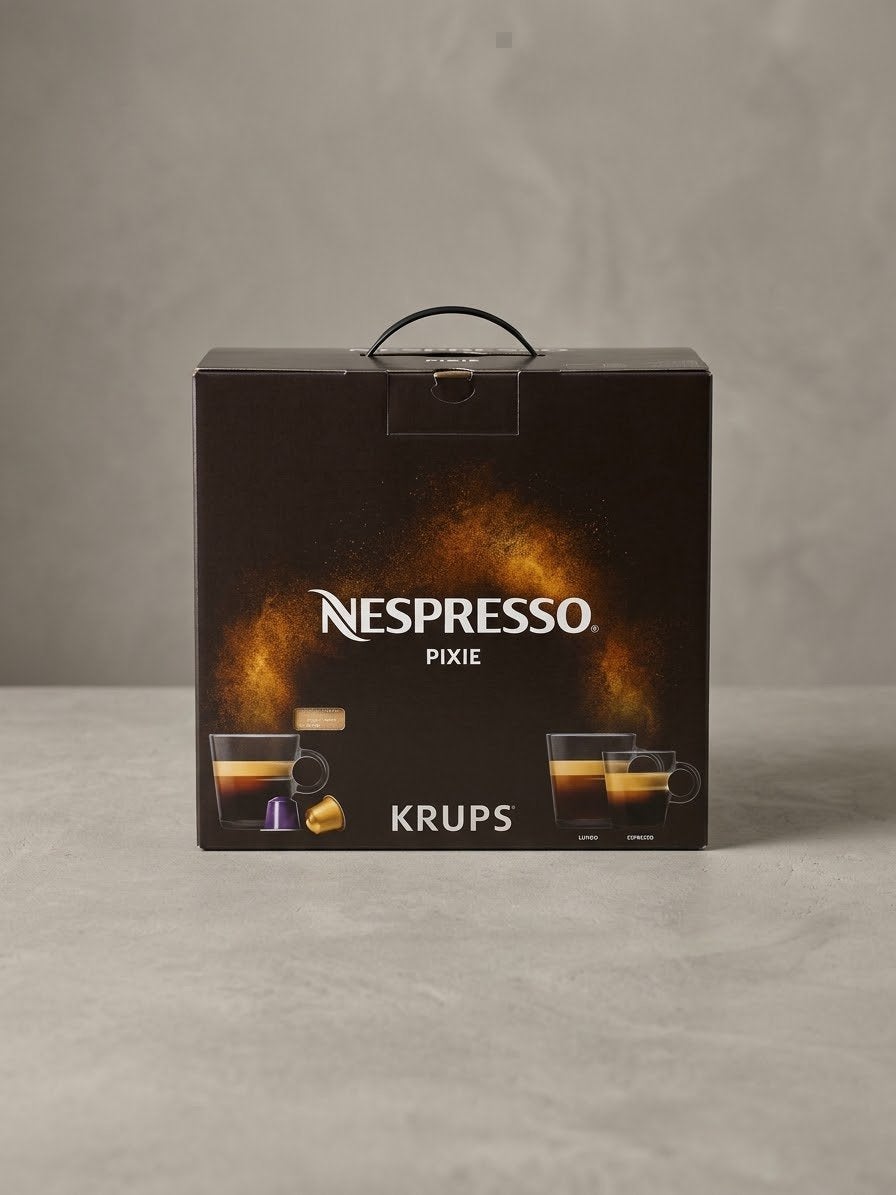 Nespresso Pixie Titan XN304T gloednieuw verzegeld, Ophalen, 1 kopje, Koffiepads en cups, Afneembaar waterreservoir