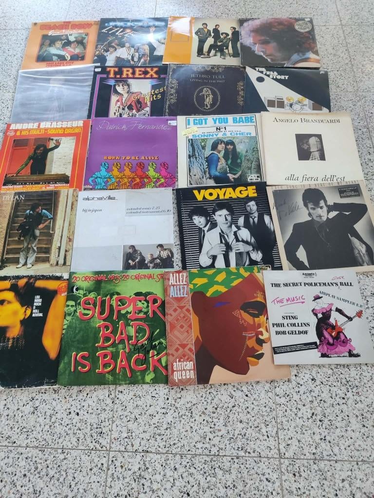 lot rocklps (allez allez, lou reed, dylan, alphaville, free, Ophalen of Verzenden
