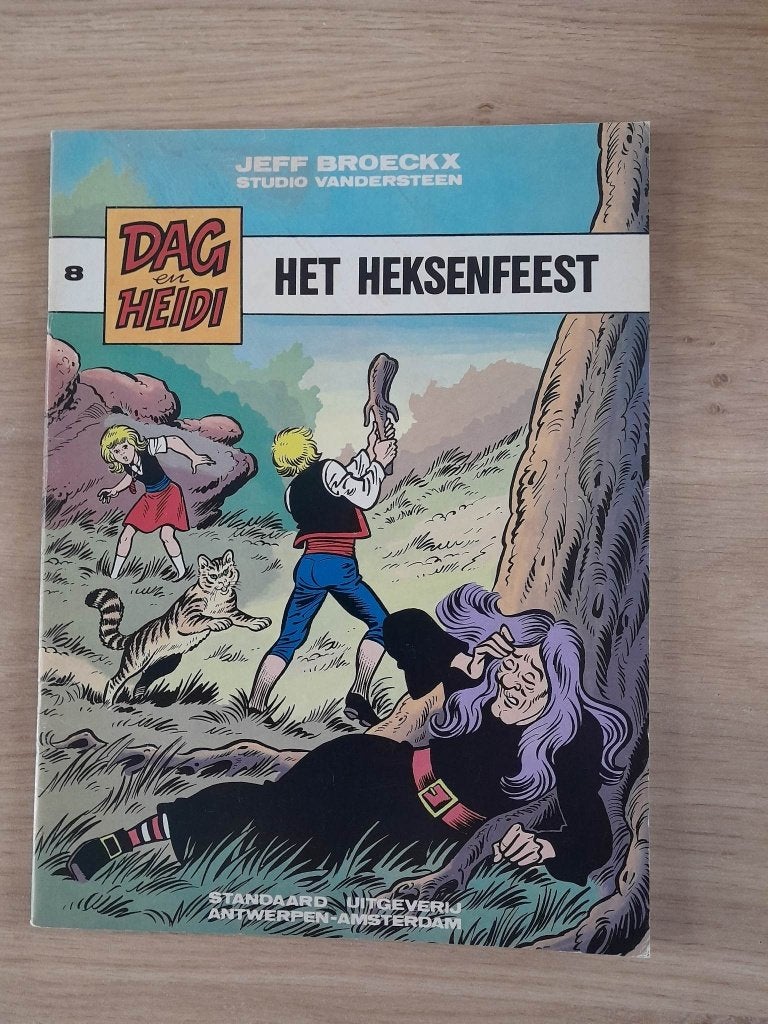 Strip Dag en Heidi, Boeken, Eén stripboek, Verzenden, Gelezen, Jeff Broeckx