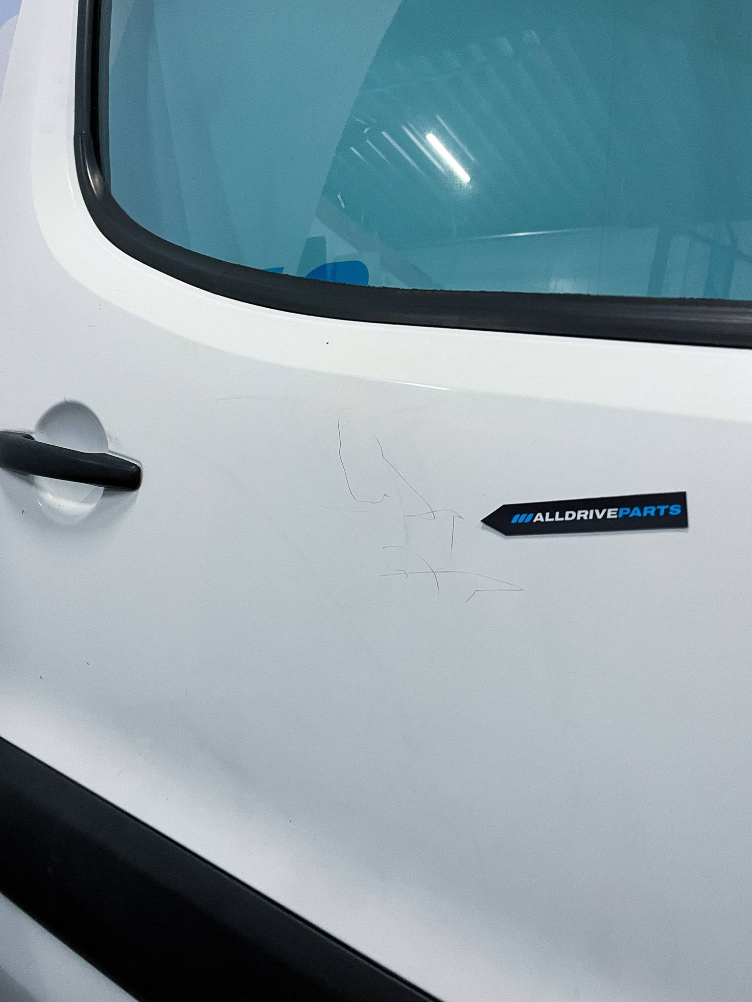 Peugeot Partner Citroen berlingo Voorportier rechts wit 9004, -, Utilisé, Porte, Avant