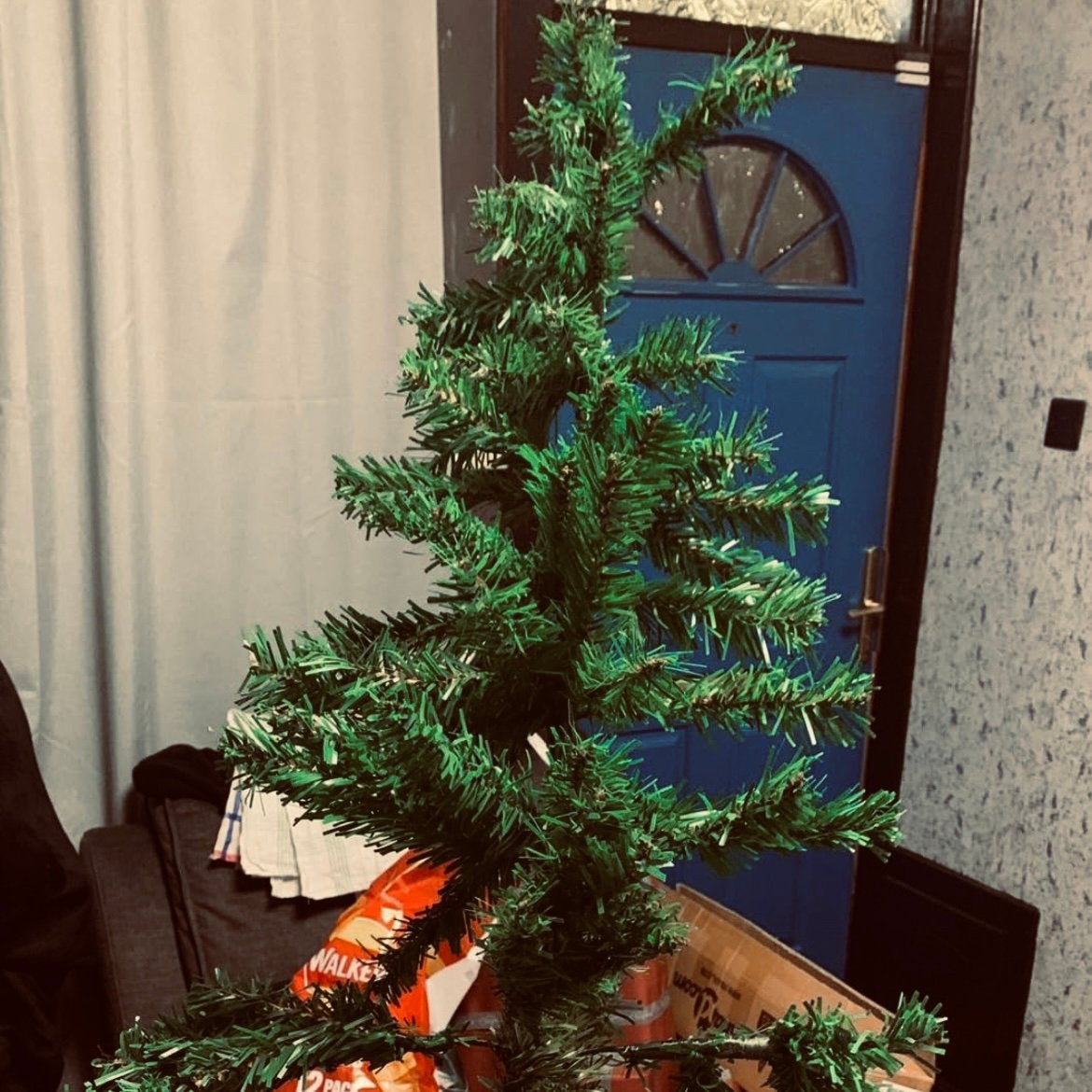 Complete set kerstboom + versieringen + LED-slinger, Ophalen, Nieuw