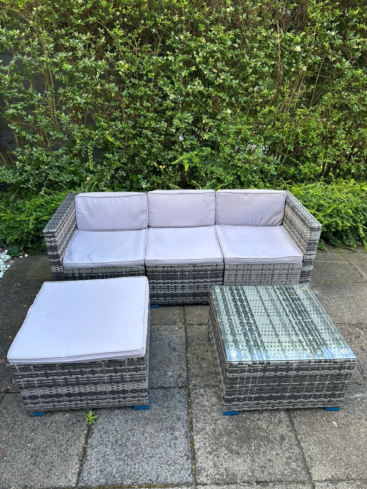 Terras / tuin loungeset, Enlèvement, Comme neuf, Table d'appoint, Sets de jardin