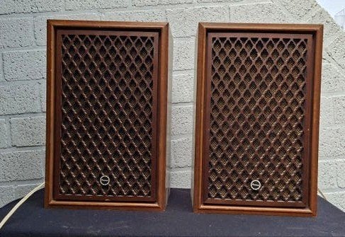 2 vintage luidsprekers Sansui, Enlèvement ou Envoi, Utilisé, Enceintes stéréo, Autres marques