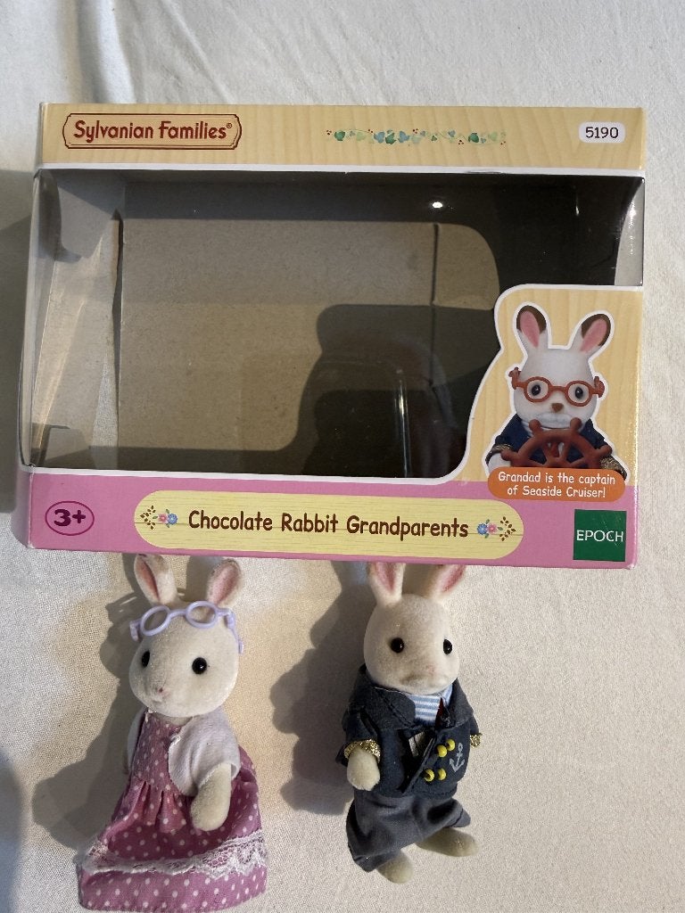 Sylvanian Families - 5190 - Grands parents Lapin Chocolat, Verzamelen, Ophalen, Zo goed als nieuw