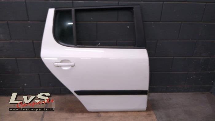 Portière 4portes arrière droite d'un Skoda Fabia (LF9E), -, 3 mois de garantie, Utilisé, Skoda
