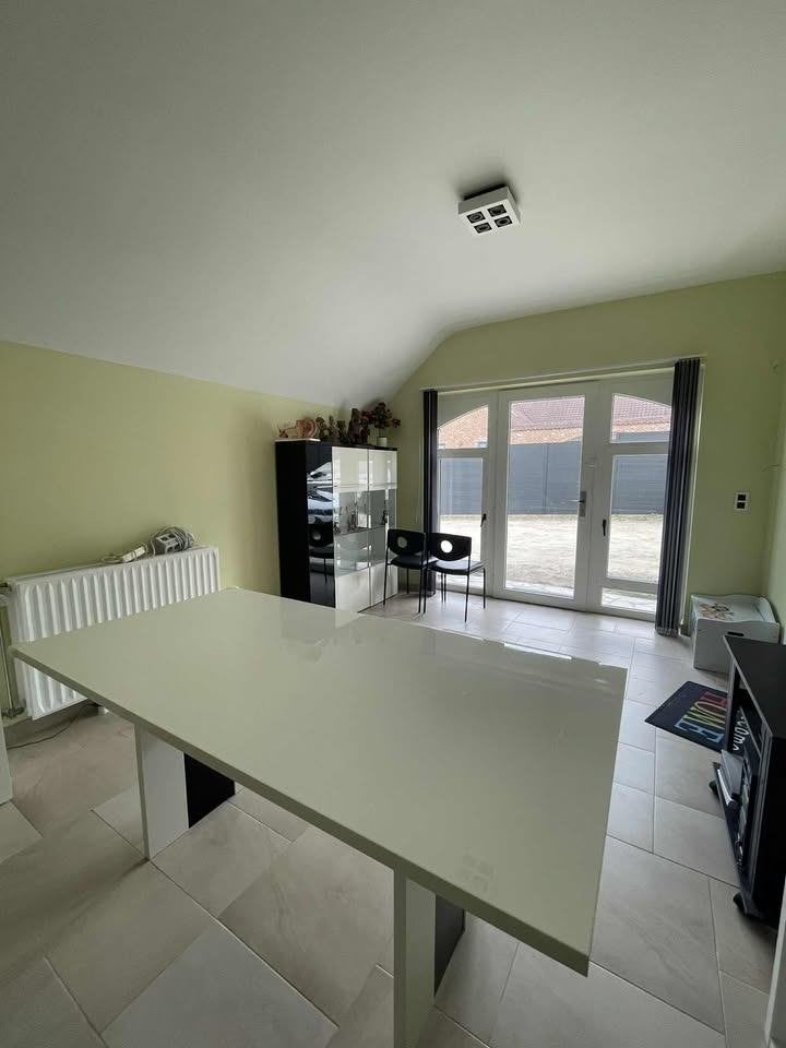 Table de salle à manger ou de bureau, Maison & Meubles, 150 à 200 cm, Cinq personnes ou plus, Enlèvement, Utilisé