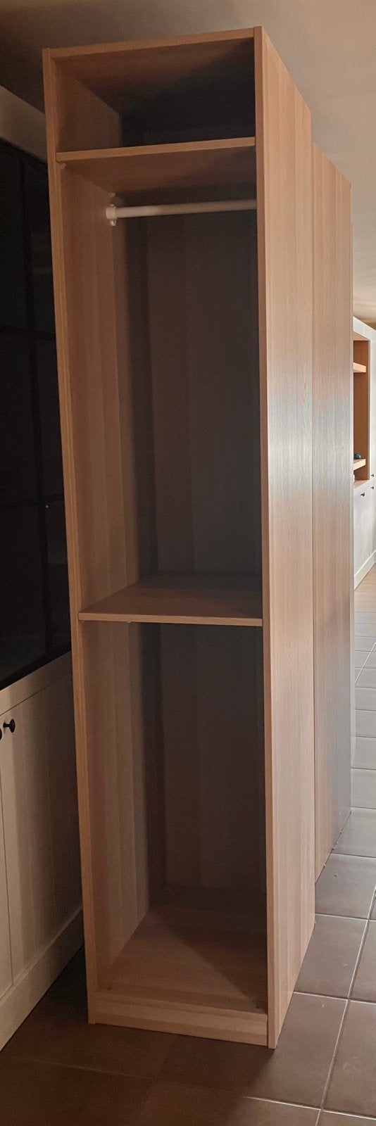 3 pax kledingkasten (Ikea), Ophalen, Gebruikt, 200 cm of meer, Met plank(en)