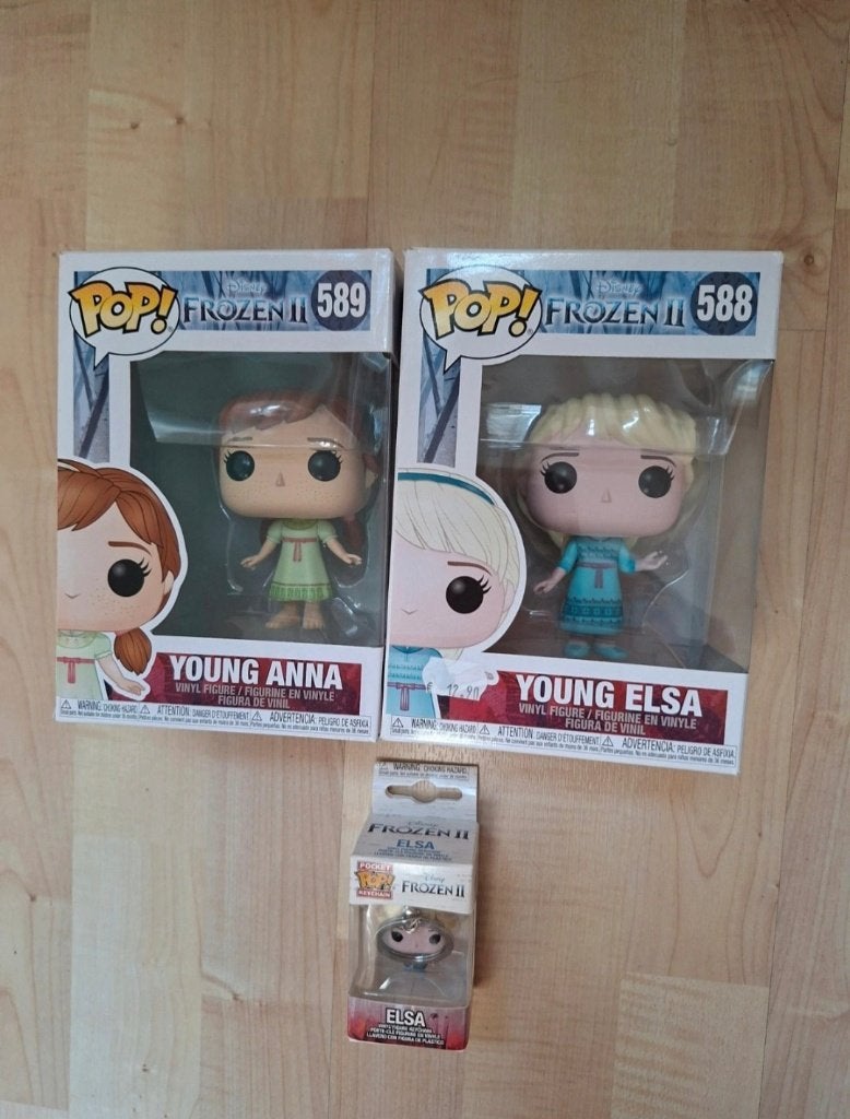 Funko Pop Disney Frozen 2 Young Elsa en Anna, Ophalen of Verzenden, Overige figuren, Nieuw, Beeldje of Figuurtje