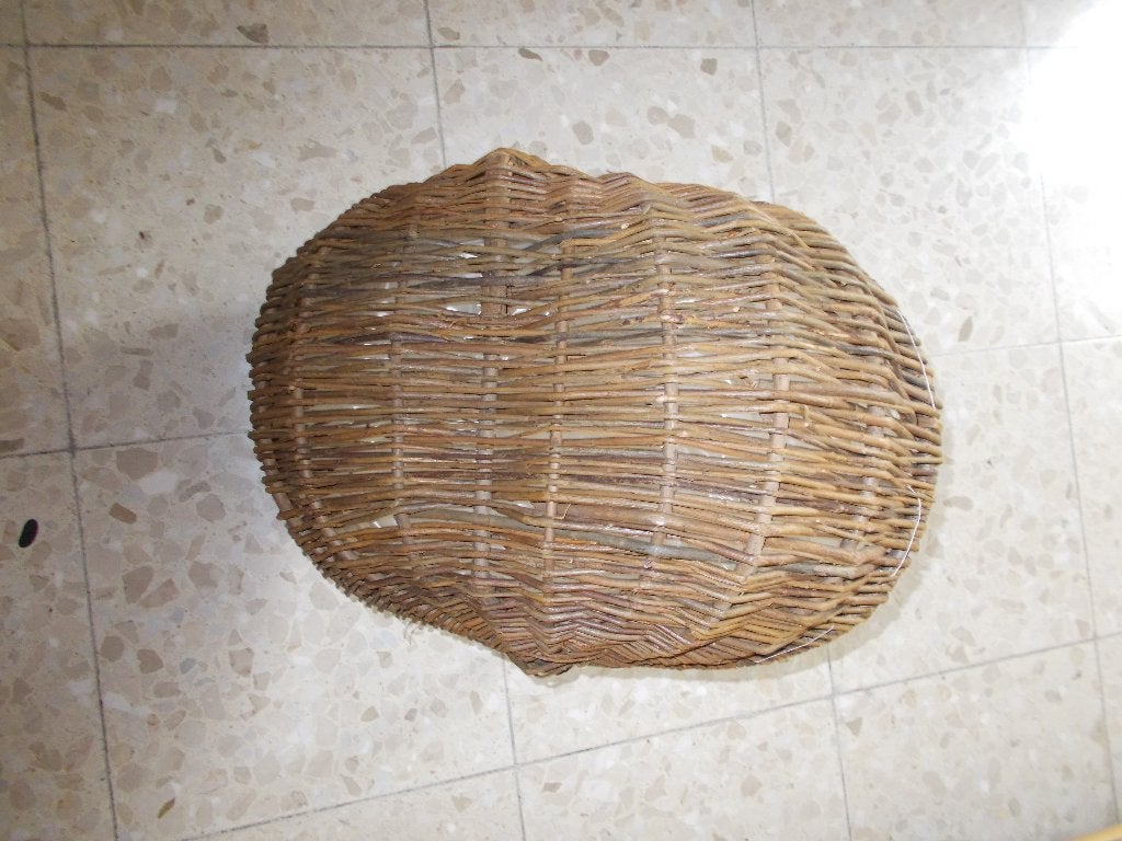 Panier en osier fait main (neuf)., Neuf, Osier, Enlèvement, Panier