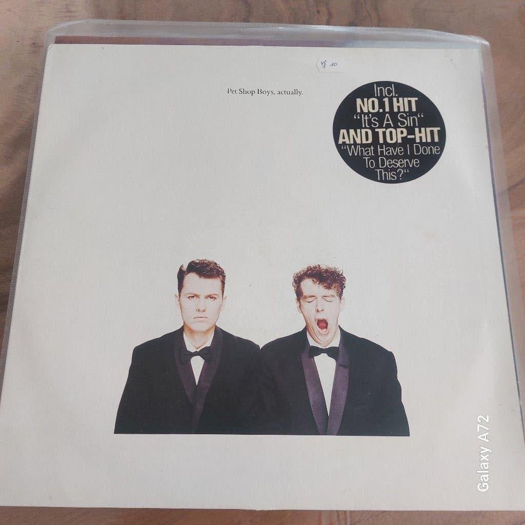 pet shop boys actually, Ophalen of Verzenden, 1980 - 1989, Gebruikt, Overige formaten