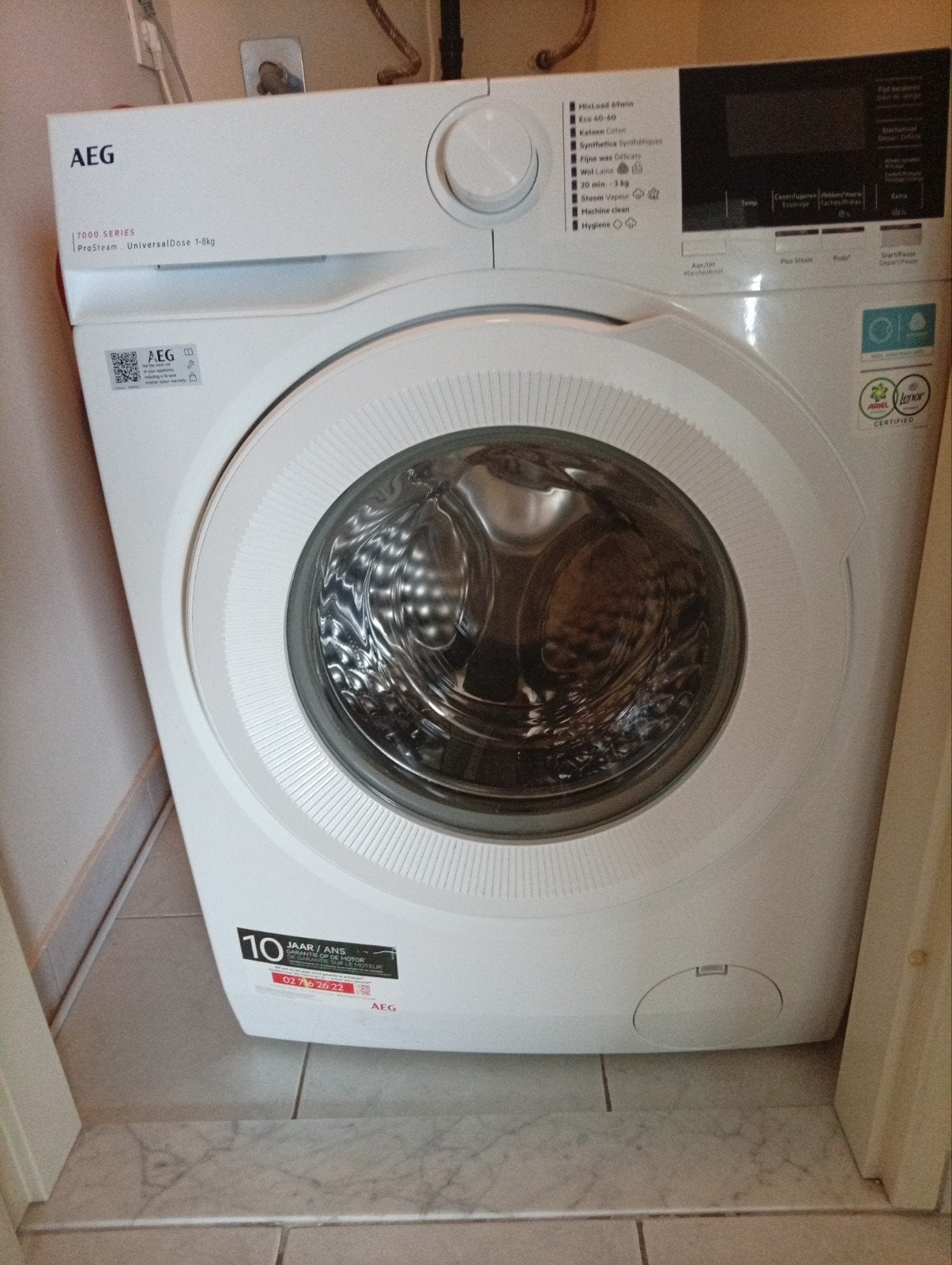 AEG LR73S840 ProSteam, Elektronische apparatuur, Ophalen, Zo goed als nieuw