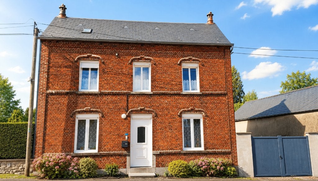 Maison Indiv. jardin. Proche frontière belge. Prix attractif, Immo, Maisons à vendre, Province de Hainaut, 500 à 1000 m², Maison individuelle