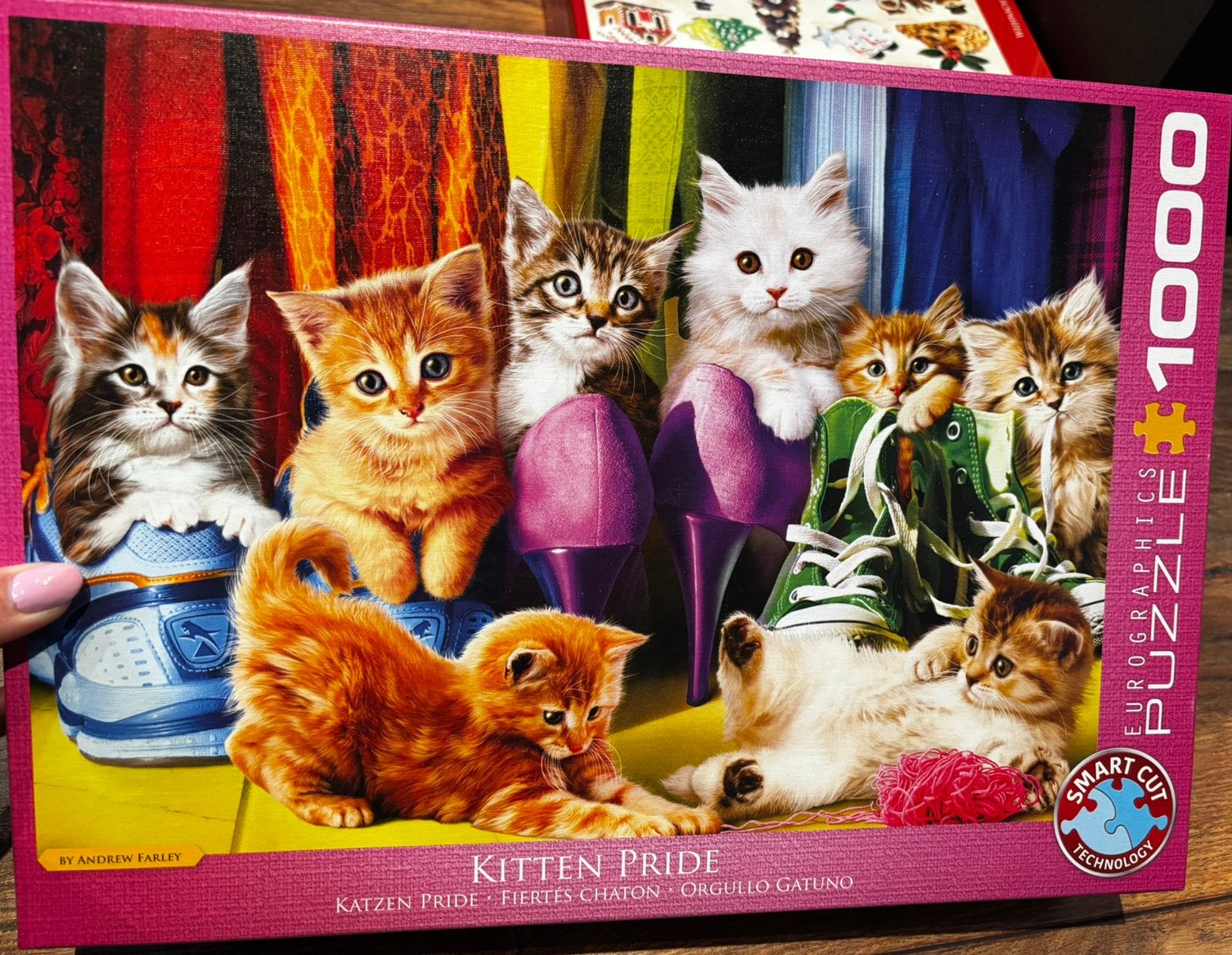 Eurographics Legpuzzel 1000 stukken - Kittens Pride, Enlèvement ou Envoi, Comme neuf, Puzzle