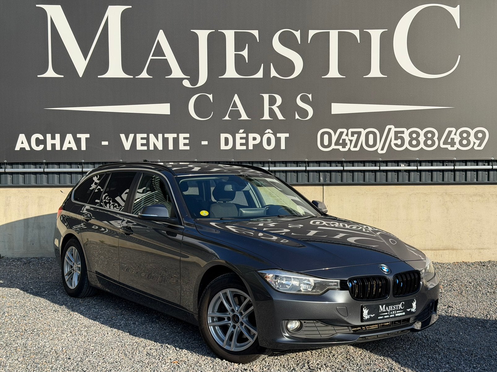 Bmw 316d. 2015. 163.000km, Auto's, Euro 5, Stof, 1995 cc, Zwart