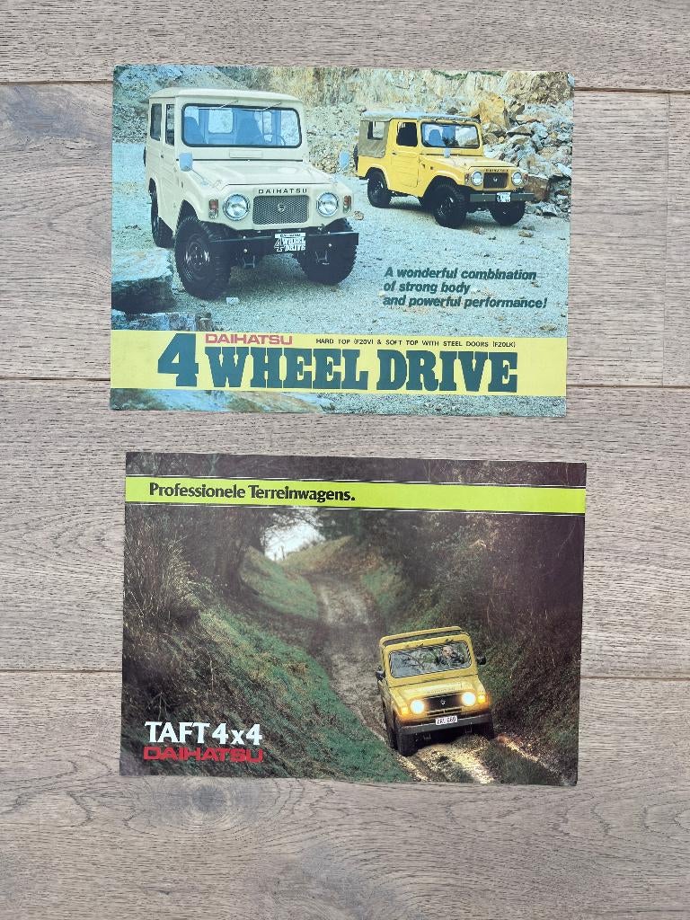 DAIHATSU TAFT 4x4 FOLDERS, Ophalen of Verzenden
