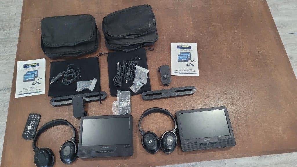 Lecteur DVD Duo De Luxe pour auto, TV, Hi-fi & Vidéo, Lecteurs DVD, Autres marques, Enlèvement ou Envoi, Utilisé, Lecteur DVD