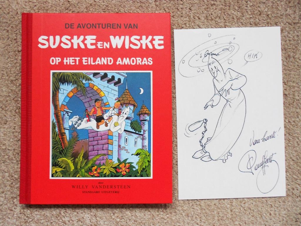 Suske en Wiske 2- Op het Eiland Amoras -Klassiek +tek Geerts, Willy Vandersteen, Eén stripboek, Nieuw, Ophalen of Verzenden