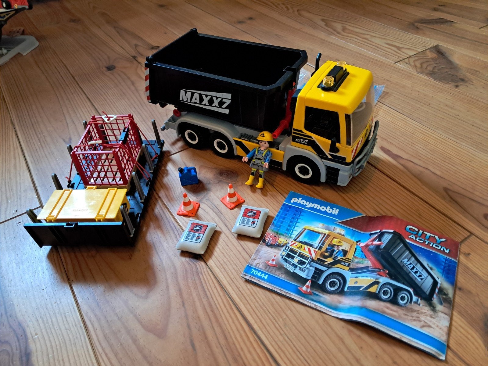 Camion de chantier Playmobil 70444., Bâtiment, Comme neuf, City action, Kit complet