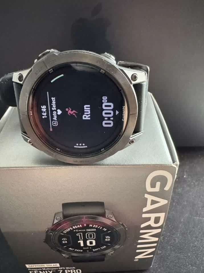 Garmin Fenix 7 Pro Saphir Solar 47 mm, Étanche, Enlèvement ou Envoi, Comme neuf, Niveau de stress