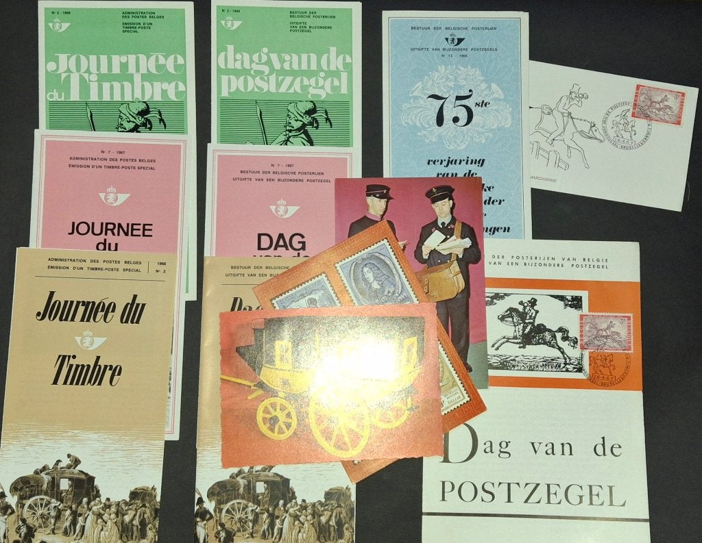BELGIË — speciale postzegels — FDC-enveloppen — 1e dag, Postzegels en Munten, Ophalen of Verzenden, Beschreven