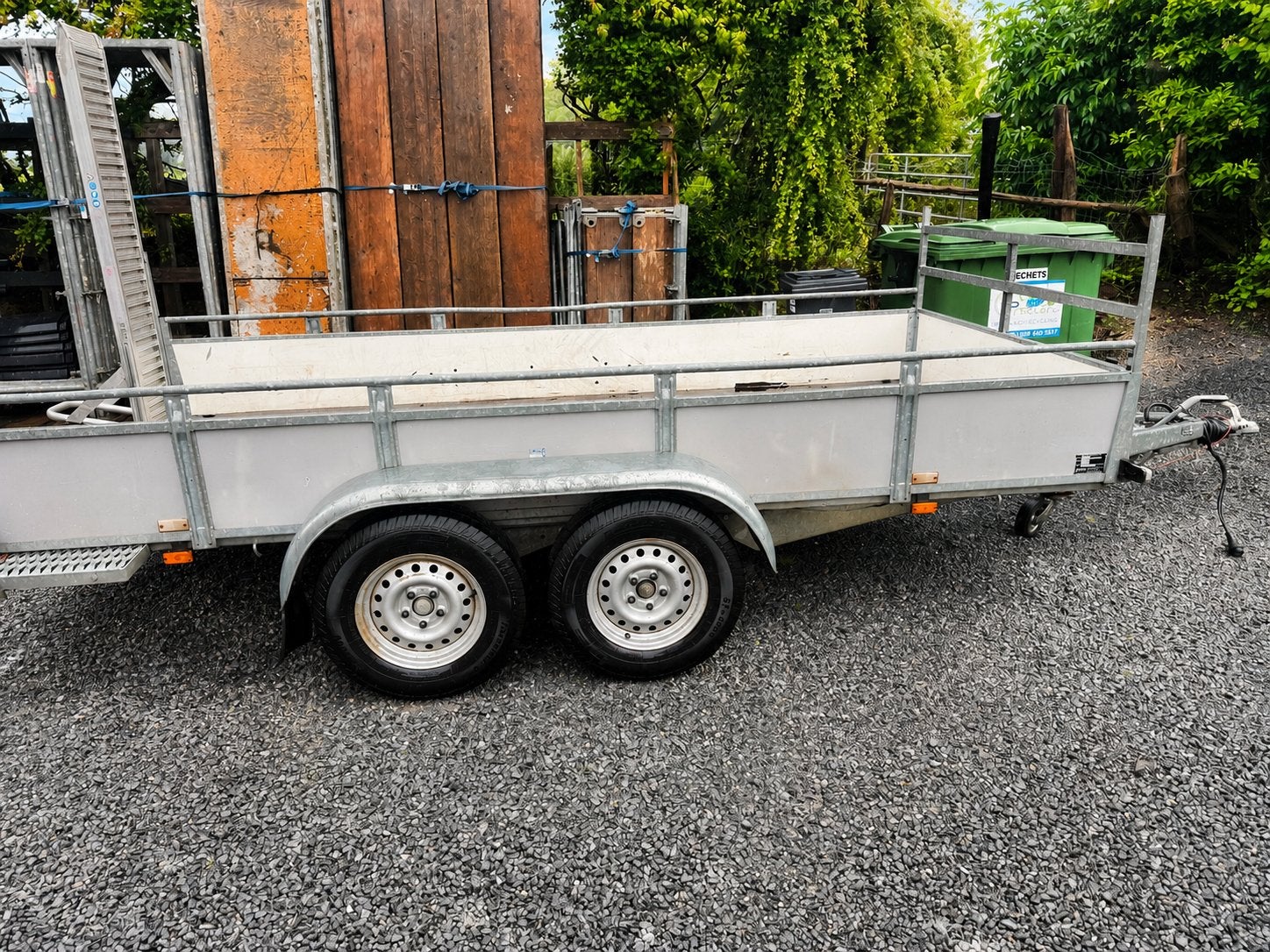 Remorque Saris porte engin 3t5, Autos : Divers, Remorques, Utilisé, Enlèvement