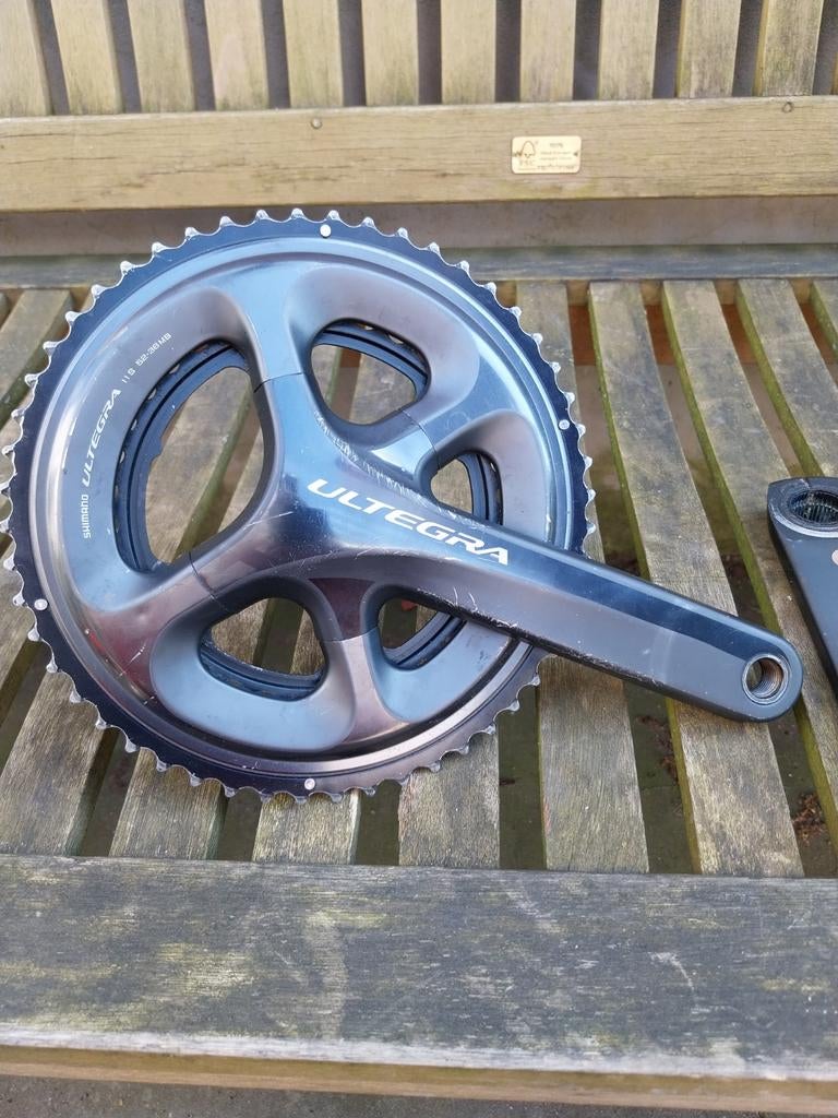 Cranckset Shimano ultegra, Fietsen en Brommers, Fietsonderdelen, Shimano Ultegra, Zo goed als nieuw, Racefiets, Ophalen