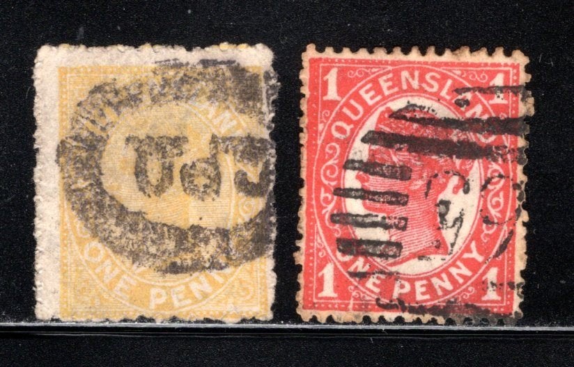 QUEENSLAND Lot zegels gestempeld, Postzegels en Munten, Postzegels | Oceanië, Verzenden, Gestempeld