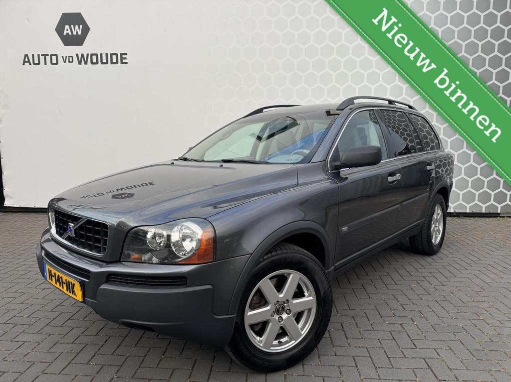 Volvo XC90 2.5 T Exclusive Trekhaak 210PK 7 persoons Airco, Autos, XC90, Argent ou Gris, Achat, Beige
