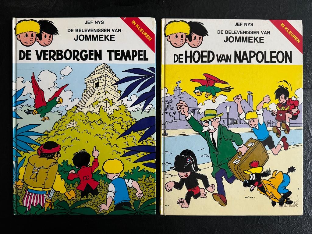 HC Jommeke - 2 albums voor Nederlandse markt (1976), Boeken, Gelezen, Jeff Nys, Ophalen of Verzenden, Meerdere stripboeken