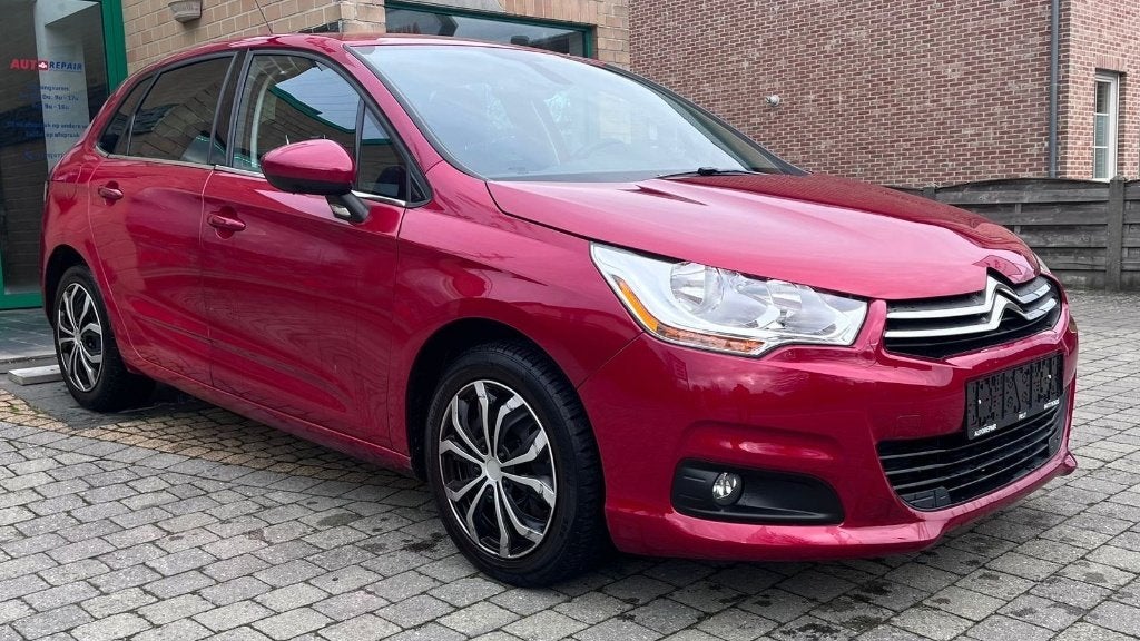 Citroën C4 * 1J GARANTIE * GEKEURD * LEZ OK * TOPSTAAT, Autos, Rouge, Euro 5, Achat, Boîte manuelle