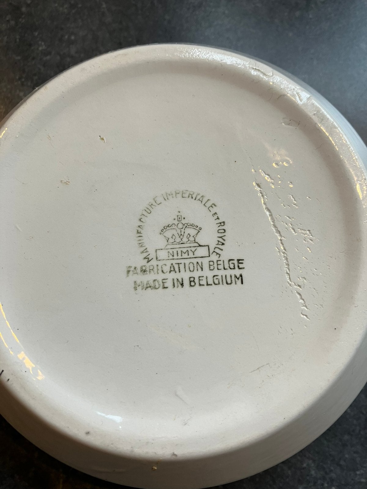Boîte à savon ancienne en porcelaine NIMY, Enlèvement ou Envoi