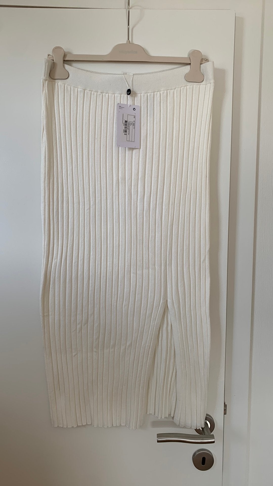 Gebreide rok Monki, maat M, ecru, nieuw !, Kleding | Dames, Maat 38/40 (M), Wit, Nieuw, Ophalen of Verzenden