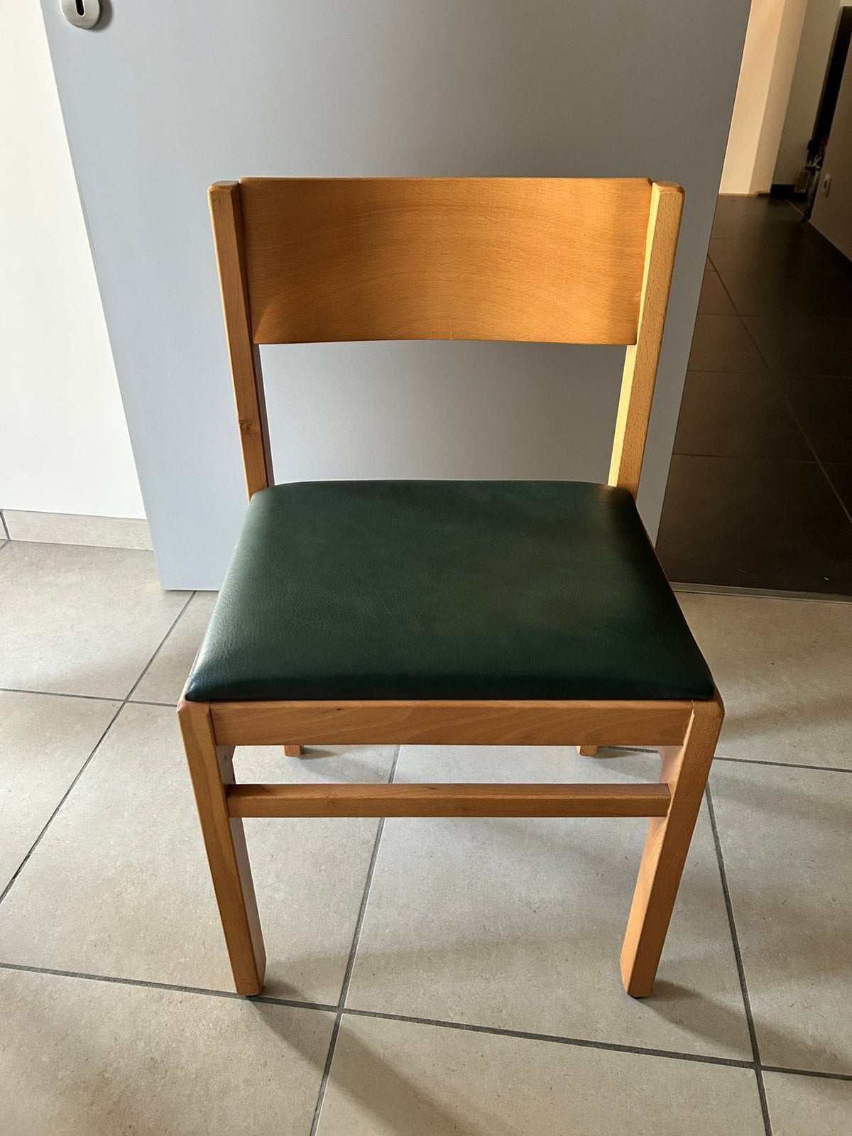 6 stoelen te koop, Maison & Meubles, Chaises, Brun, Enlèvement, Cuir, Cinq, Six Chaises ou plus