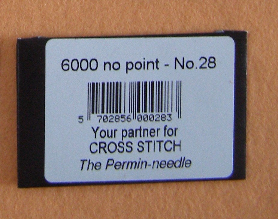 Aiguilles à broder PERMIN sans pointe 6000/28, Hobby & Loisirs créatifs, Broderie & Machines à broder, Neuf, Pièce ou Accessoires