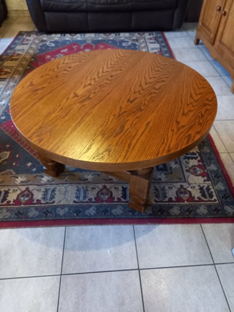 lederen salon 3 + 2 zit met salontafel, Enlèvement, Utilisé, Bois