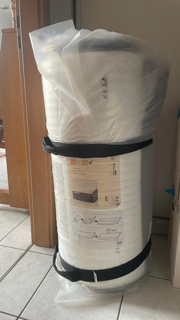 Matelas latex MORGEDAL ( IKEA), Neuf, 90 cm, Matelas, Une personne