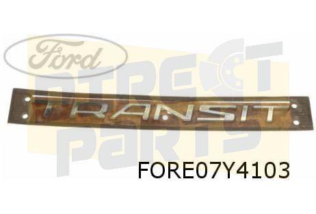 Ford Transit embleem tekst ''Transit'' achterzijde Origineel, -, Verzenden, -, Nieuw