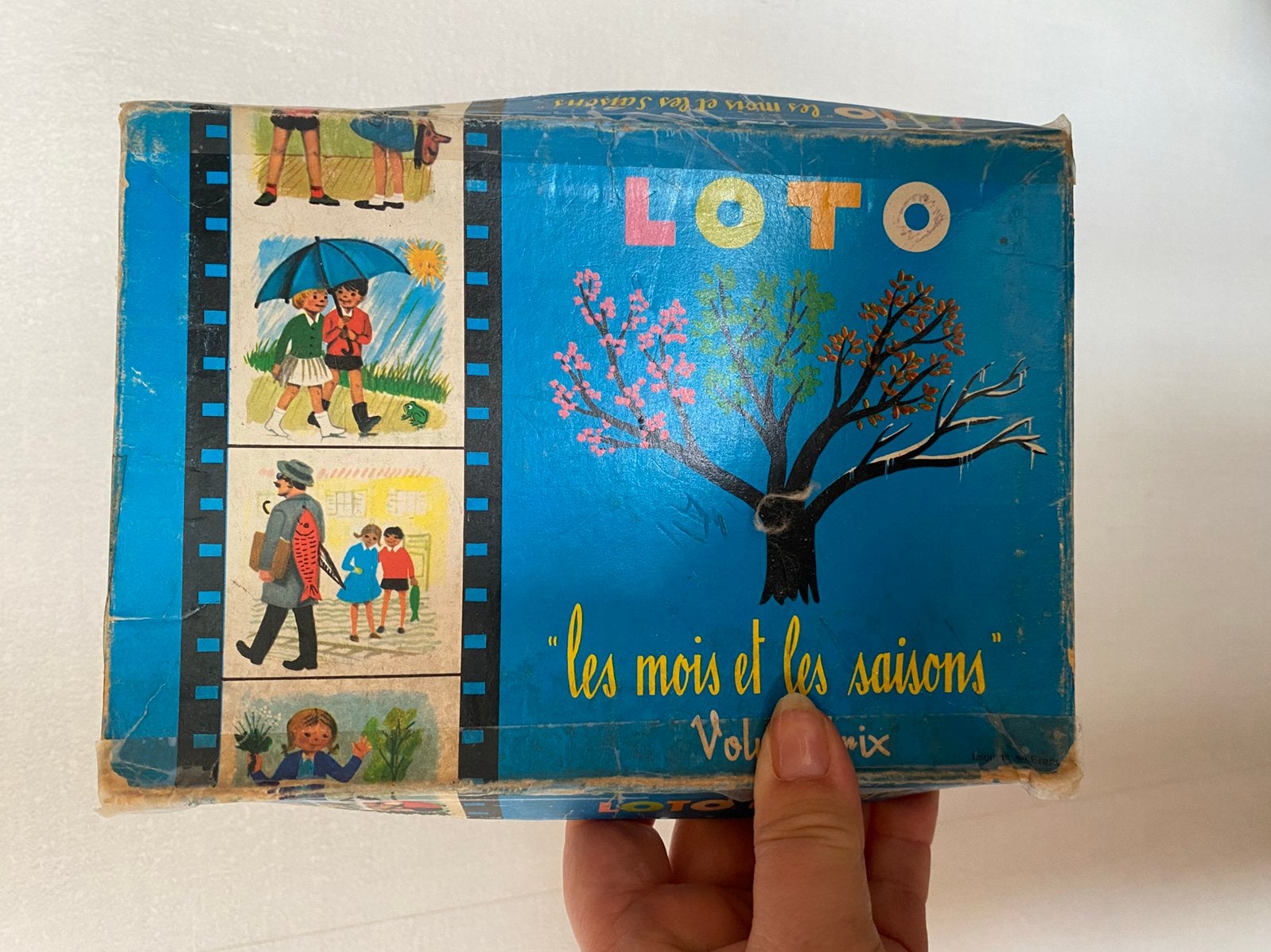 Jeu éducatif vintage - Loto "Les mois et les saisons", Enlèvement ou Envoi, Utilisé