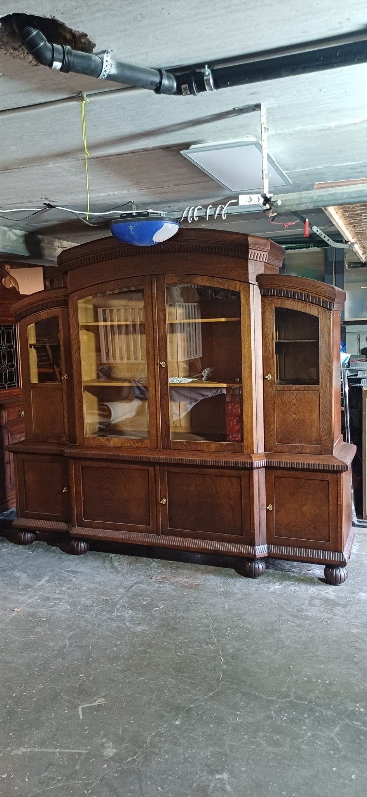 Oude antieke Duitse art deco kast MOOIE DEFTIGE  STAAT, Ophalen