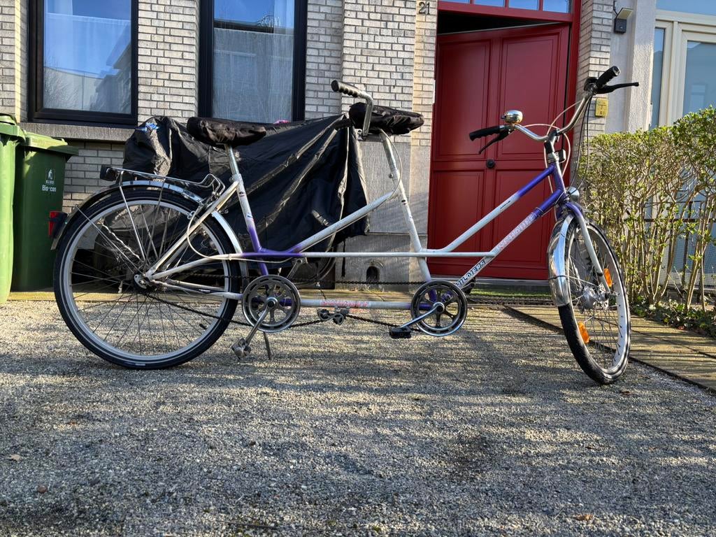 Retro tandem Schauff, Fietsen en Brommers, Ophalen, Gebruikt, Minder dan 10 versnellingen