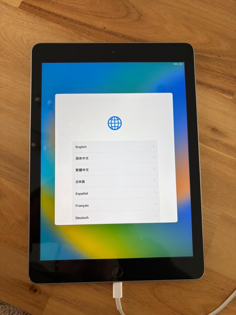 Apple iPad 9.7 (2017) spacegrijs, Informatique & Logiciels, Apple iPad Tablettes, Utilisé, Apple iPad, Wi-Fi, 128 GB, Gris, Enlèvement