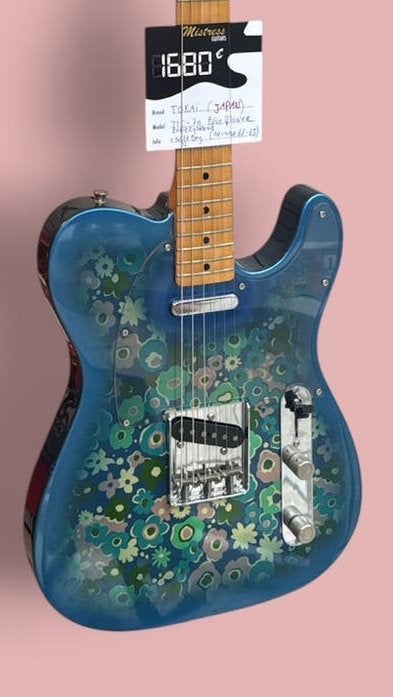 Tokai Breezysound Blue flower paisley 80's JAPAN, Muziek en Instrumenten, Ophalen, Gebruikt, Solid body