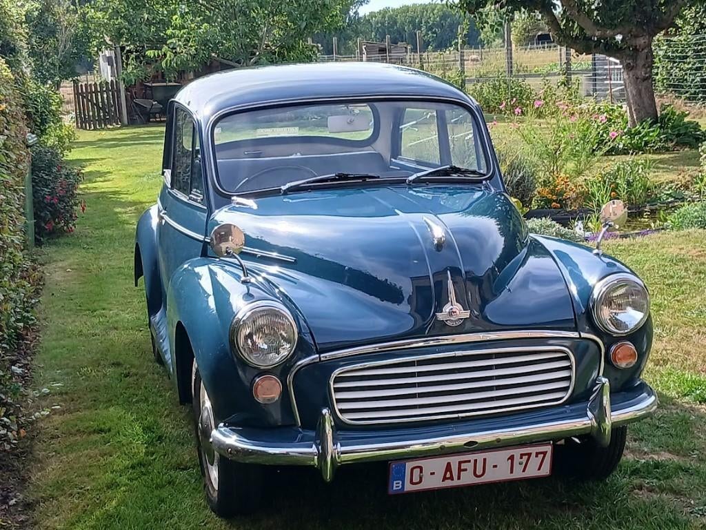 Morris minor, Auto's, Overige merken, Achterwielaandrijving, Blauw, Leder