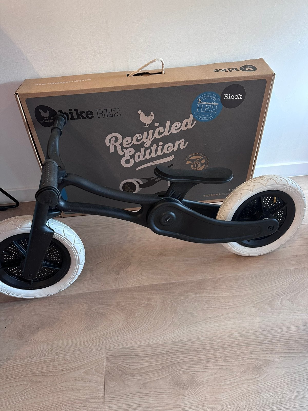 Wishbone fiets, Ophalen, Zo goed als nieuw
