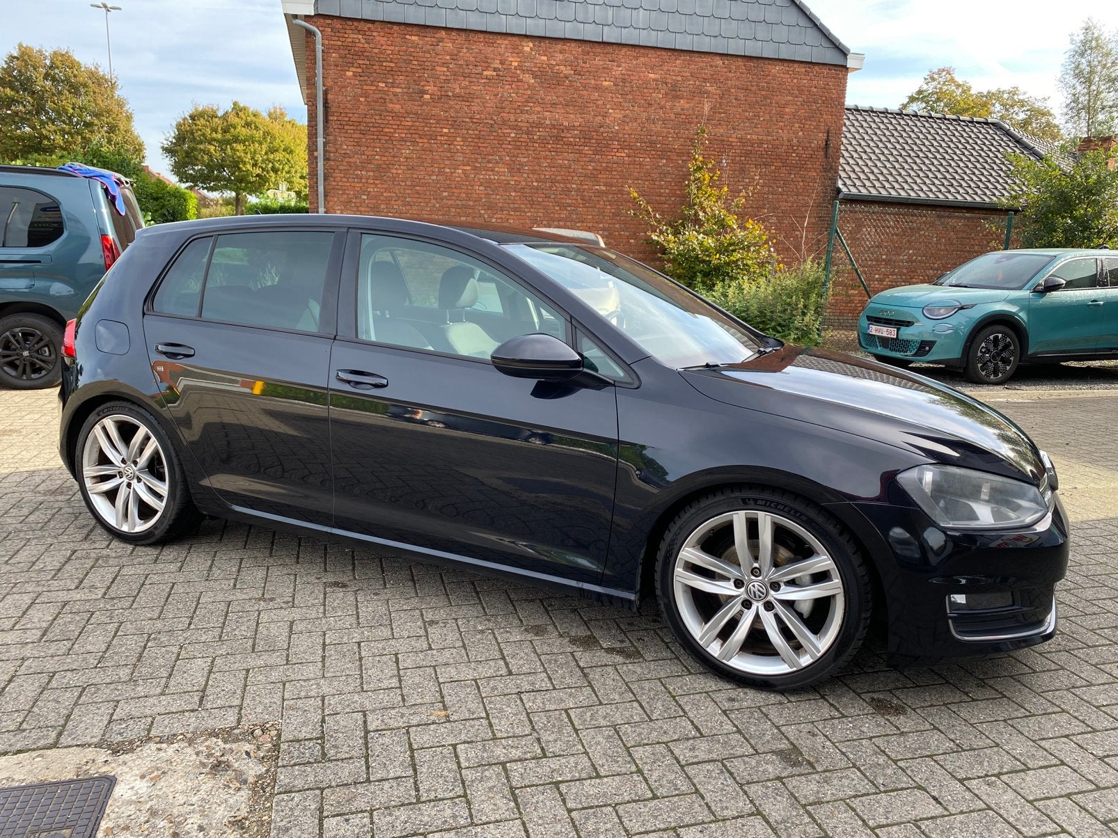 Volkswagen golf 7 1.4 tsi, Auto's, Voorwielaandrijving, 4 cilinders, Alcantara, Zwart
