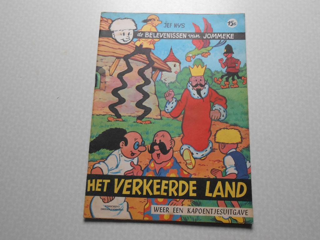 Jommeke 21 Het verkeerde land 1965 1 ste druk., Boeken, Stripverhalen, Eén stripboek, Jef Nys., Ophalen of Verzenden, Zo goed als nieuw