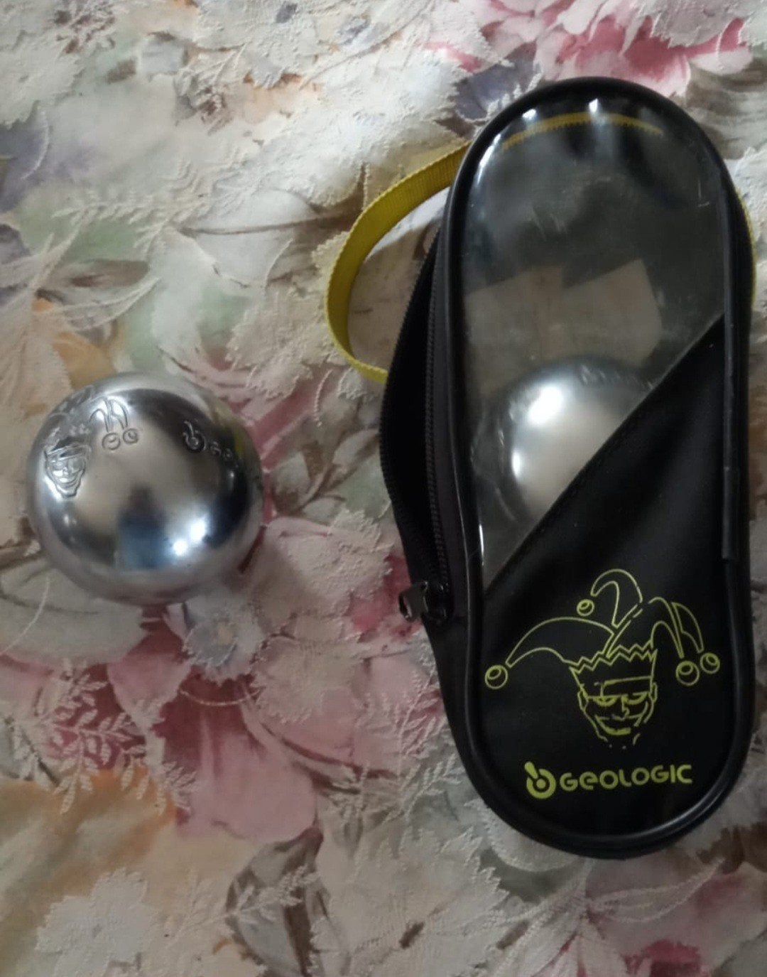 3 petanque ballen Geologic 1x meegespeeld, Sport en Fitness, Ophalen of Verzenden