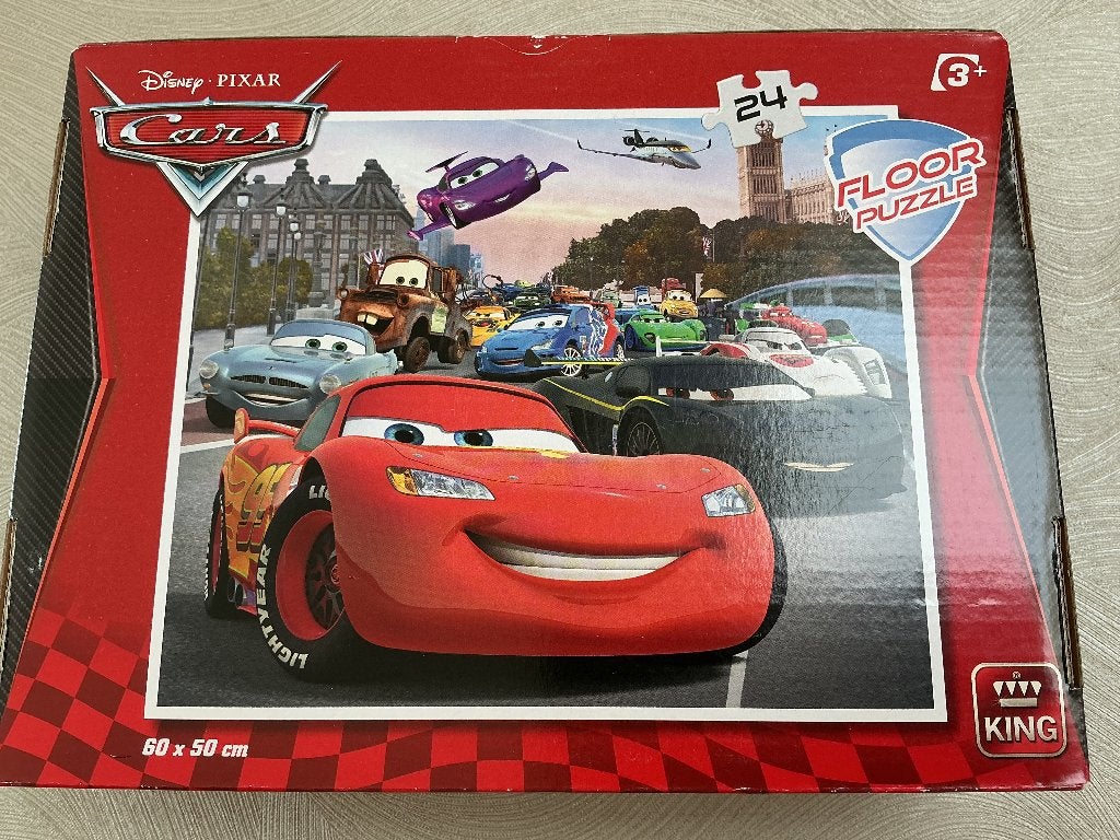 Puzzel van cars, Ophalen, 10 tot 50 stukjes, Gebruikt, 2 tot 4 jaar