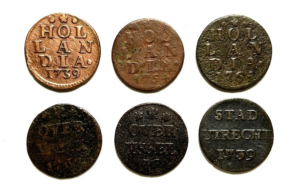 Nederland, 6 duiten, Postzegels en Munten, Ophalen of Verzenden, Vóór koninkrijk, Overige waardes, Losse munt